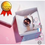 Lcc coffret cadeau montre femme mode - parure de bijoux - bracelet - montre  quartz - tanche - analogique ...