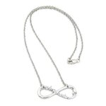 Lcc® collier femme / homme infini / infinity grave argent fans arianator vintage mode fantaisie lamour ... Lcc® collier femme / homme infini / infinity grave argent fans arianator vintage mode fantaisie lamour ...