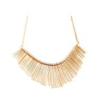 Lcc collier gros femme metal tour de cou plastron / punk chane torque ovale acier argent vintage soiree ...