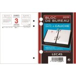 Agenda - lecas - bloc date  gauche 100735507 - 85 x 115 cm - prise de rendez - vous  gauche - papier ...