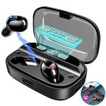 Lecheo ecouteur bluetooth 5. 0 sans fil 3000mah tws etui de charge autonomie 100h stro ipx7 etanche ...