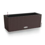 Lechuza jardini�re balconera cottage - 50 x 19 x 19 cm - moka