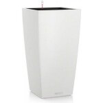 Jardinière - lechuza - cubico color 30 all - in - one - blanc - plastique - 30 cm de diamètre Jardinière - lechuza - cubico color 30 all - in - one - blanc - plastique - 30 cm de diamètre