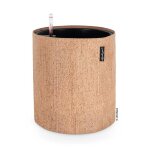 Lechuza pot de fleurs trendcover 32 cork all - in - one -  32  33 cm - naturel clair 441317