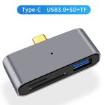 Lecteur de carte mmoire usb c vers micro sd tf3 en 1 type c vers camra usbcompatible avec pc macbook ...