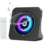 Lecteur cd bluetooth - marsee - mural - haut - parleurs hifi intgrs - radio fm - 6 en 1