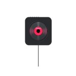 Lecteur cd bluetooth mural ohp - lecteur de musique cd mp3 fm audio radio haut - parleur - noir