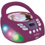 Lecteur cd bluetooth la reine des neiges avec effets lumineux - lexibook - transportable - karaok - ...