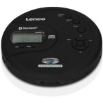Lenco cd - 300bk - lecteur cd / mp3 bluetooth portable avec protection antichoc - noir