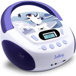Lecteur cd enfant iceberg mp3 port usb aux - in prise casque - poste portable avec poigne transport ...