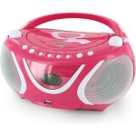 Lecteur cd mp3 enfant avec port usb gulli - rose et blanc - 477148 Lecteur cd mp3 enfant avec port usb gulli - rose et blanc - 477148