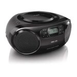 Lecteur de cd philips azb500b dab avec amplification dynamique des basses noir