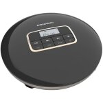 Lecteur cd portable - grundig - gcdp 8500 - batterie 1800 mah - compatible mp3 / wma - noir / argent