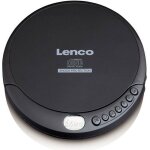 Lecteur cd portable lenco cd - 200 - noir - rsistant aux chocs - lecture mp3 - alatoire - rpter tous ...