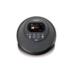 Lecteur cd portable avec radio dab + / fm et bluetooth - lenco cd - 500bk - noir