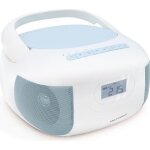 Lecteur cd radio fm portable bluetooth - poste stro mp3 usb aux - in micro - sd prise casque alimentation ...