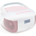 Lecteur cd radio fm portable bluetooth - poste stro mp3 usb aux - in micro - sd prise casque alimentation ...