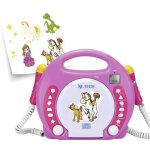 Lecteur cd enfants x4 tech bobby joey cd sd usb avec microphone rose lecteur cd - radio - boombox