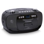 Thomson lecteur cd cassette radio dab + / fm - alimentation secteur ou piles - noir