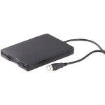 Lecteur de disquettes externe - portable slim drive - usb 2. 0 - noir - compatible windows et macos