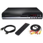 Lecteur dvd compact entre usb sans rgion lecteur cd de sortie hdmi et av uhd 1080p pour lecteur cd ...