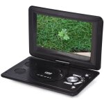 Lecteur dvd portable - cran rotatif 13. 9 - port usb - noir