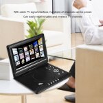 Lecteur dvd portable - qiilu - 9 pouces - cran lcd hd 16:9 - fonction radio fm - dcodage dolby / dts ...