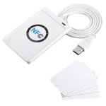 Lecteur - graveur nfc rfid acr122u logiciel iso 14443a - b - blanc hb021 - rui Lecteur - graveur nfc rfid acr122u logiciel iso 14443a - b - blanc hb021 - rui