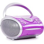 Lecteur laser cd portable - lenco - scd - 24 - violet - radio fm - batterie 6 x type c Lecteur laser cd portable - lenco - scd - 24 - violet - radio fm - batterie 6 x type c