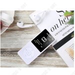 Lecteur mp3 / mp4 - td - js - 01 - cran mp4 - compatible carte mmoire - portable blanc