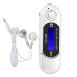 Lecteur de musique num�rique usb mp3 gototop - �cran lcd - radio fm - 32 go - blanc