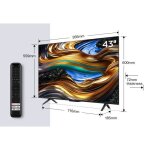 Led 108 cm - uhd 4k - 50 hz - dlg 120hz - wide color gamut - dolby vision & atmos - google tv - son 2. ...