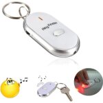 Led porte cl siffleur localisateur sans fil key finder anti - perte led torche