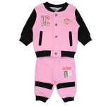 Ensemble jogging - lee cooper - glc10101 jg s1 - 3m - rose - bb - fille