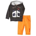 Lee cooper - ensemble - lc ik 1707 bdc gris fonce - 12m - ensemble bebe lee cooper. - bb garon
