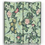 Legendarte - paravent - cloison avec impression recto - verso floral wallpaper - william morris cm. 145x170 ...