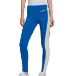 Legging femme - adidas hl0025 - coupe près du corps - taille élastique - bleu / blanc Legging femme - adidas hl0025 - coupe près du corps - taille élastique - bleu / blanc