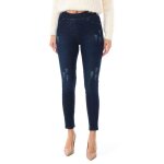 Legging femme en jean long style 1742 - bleu texan
