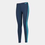 Legging femme - joma - ascona - bleu marine / turquoise / vert fluo - taille xl - fitness