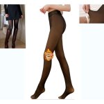 Legging femme - noname - collant polaire thermique - taille haute - effet transparent - noir