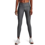 Legging femme - under armour - hi - rise - gris chin� / blanc - imperm�able - respirant