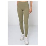 Legging - femme - vert - matire ultra stretch - taille standard