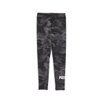 Legging fille puma essential marbleized aop - noir - 11 / 12 ans