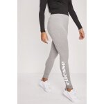 Legging de fitness mixte ellesse - gris - logo ellesse - 95% coton - lavage � 40�