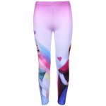 Legging rose pour filles danna elsa frozen (la reine des neiges) disney