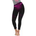 Legging de sport amincissant - lanaform active slim - noir - femme - effet gainant et anti - cellulite ...