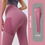 Legging de sport - femme - pink - fitness - yoga - respirant