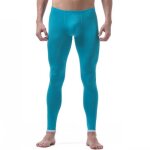 Legging de sport homme collant �lastique pantalon sport gym fitness running bleu - iixpin