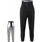 Legging de sport � taille haute pour femmes - noir - minceur jogging yoga - fitness