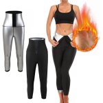 Legging de sport  taille haute noir pour femmes - fitness - pantalon de sudation 9 points